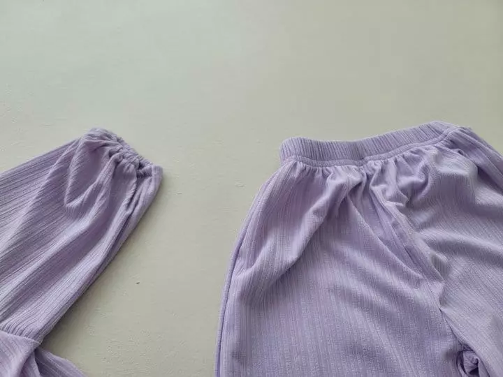 Moran - Korean Children Fashion - #littlefashionista - Easy Top Bottom Set - 6