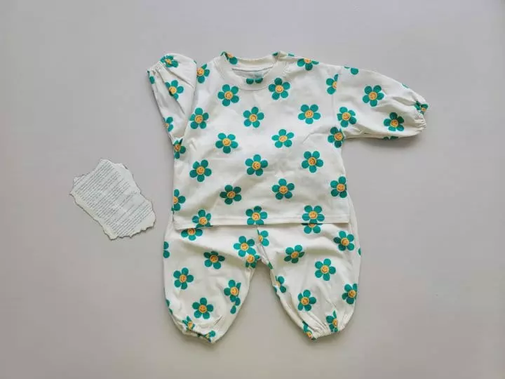 Moran - Korean Children Fashion - #littlefashionista - I Joa Top Bottom Set - 5