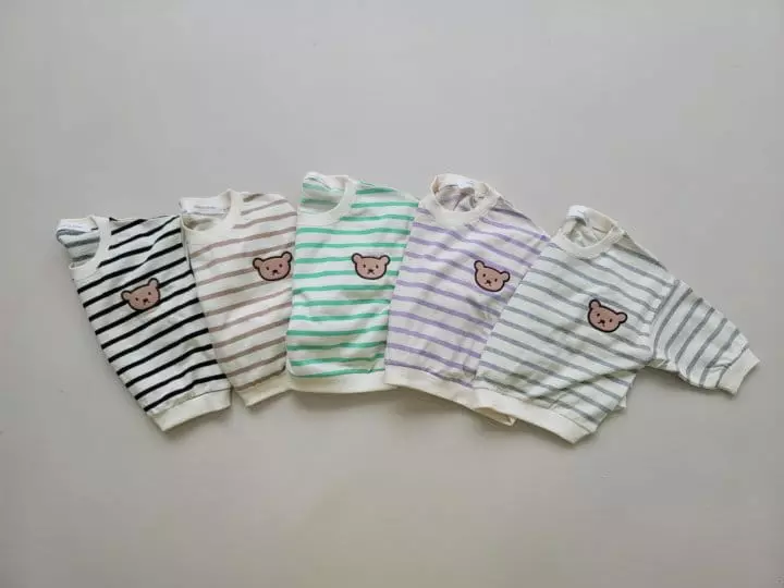 Moran - Korean Children Fashion - #littlefashionista - Jelly Bear Top Bottom Set - 6
