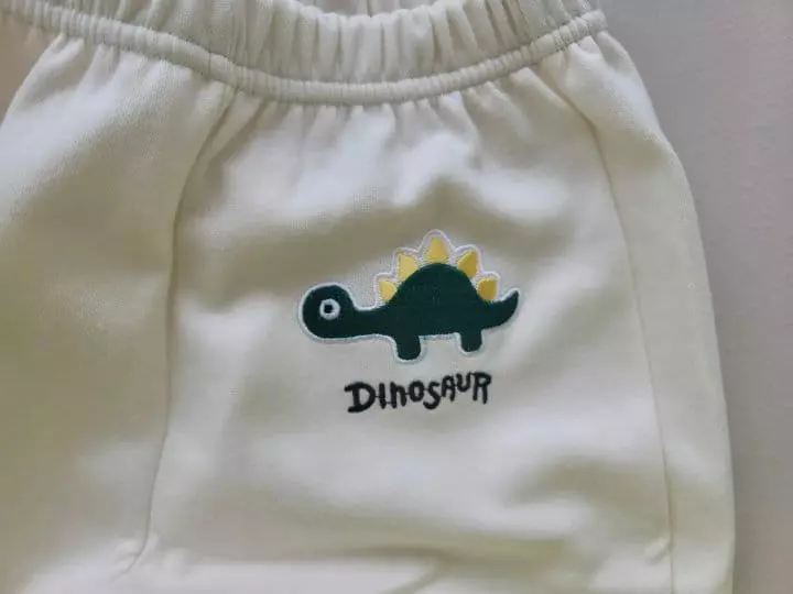Moran - Korean Children Fashion - #magicofchildhood - Dino Top Bottom Set - 8