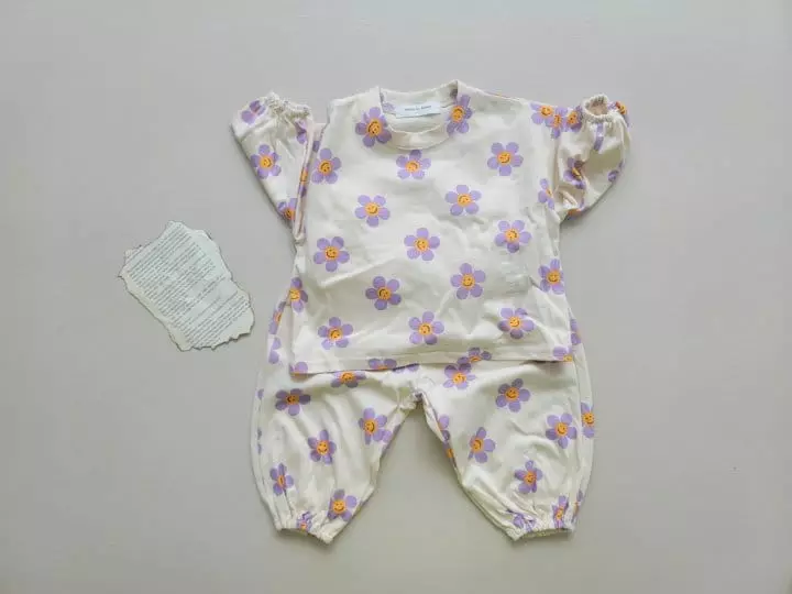 Moran - Korean Children Fashion - #magicofchildhood - I Joa Top Bottom Set - 6