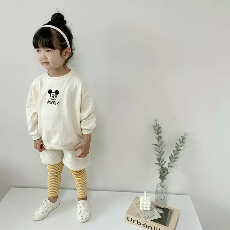 Moran - Korean Children Fashion - #magicofchildhood - Embroidery Top Bottom Set - 6