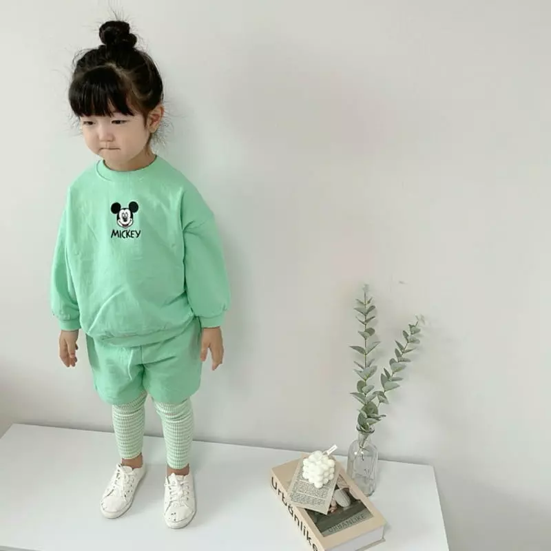 Moran - Korean Children Fashion - #prettylittlegirls - Embroidery Top Bottom Set - 8