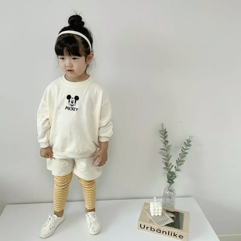 Moran - Korean Children Fashion - #stylishchildhood - Embroidery Top Bottom Set - 11