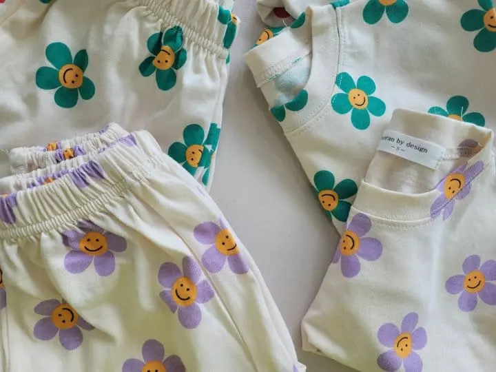 Moran - Korean Children Fashion - #toddlerclothing - I Joa Top Bottom Set - 10