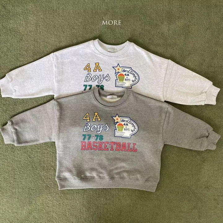 More - Korean Children Fashion - #kidsshorts - Basketball Sweatshirt - 2