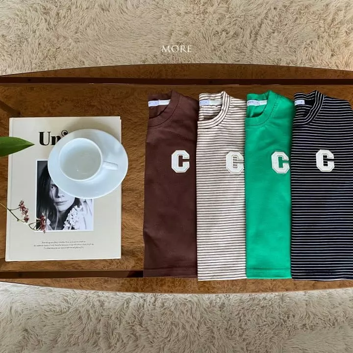 More - Korean Children Fashion - #littlefashionista - C Patch Tee