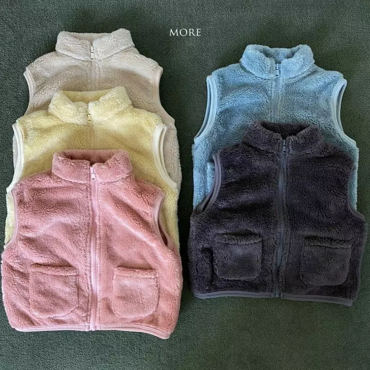 More - Korean Children Fashion - #prettylittlegirls - Pastel Fleece Vest - 3
