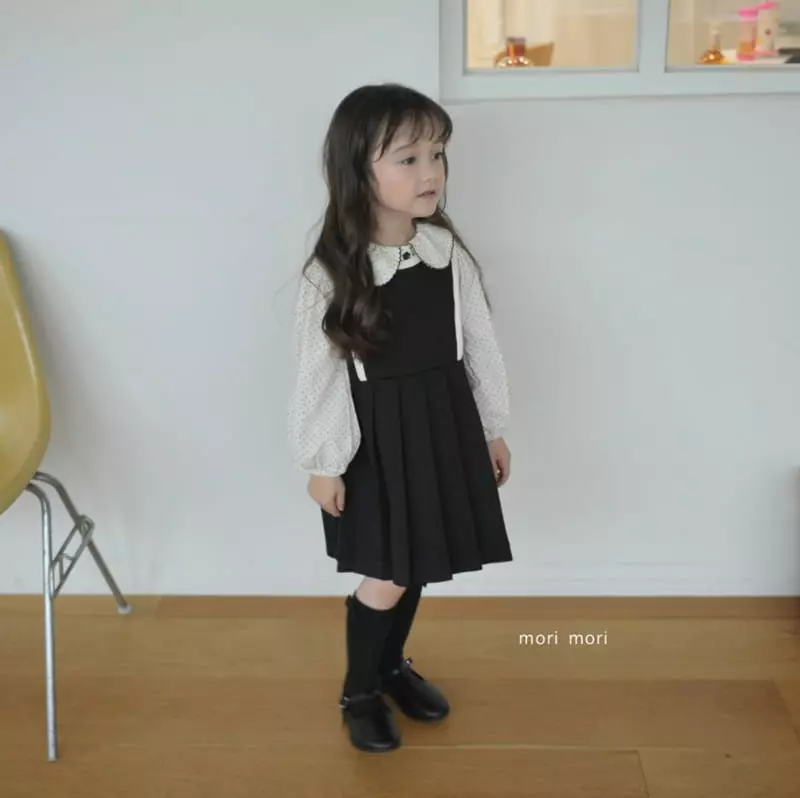 Mori Mori - Korean Children Fashion - #childofig - Doroshi One-piece Black - 7
