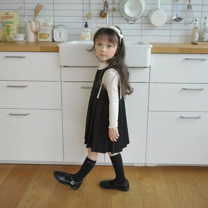 Mori Mori - Korean Children Fashion - #kidsshorts - Doroshi One-piece Black - 12