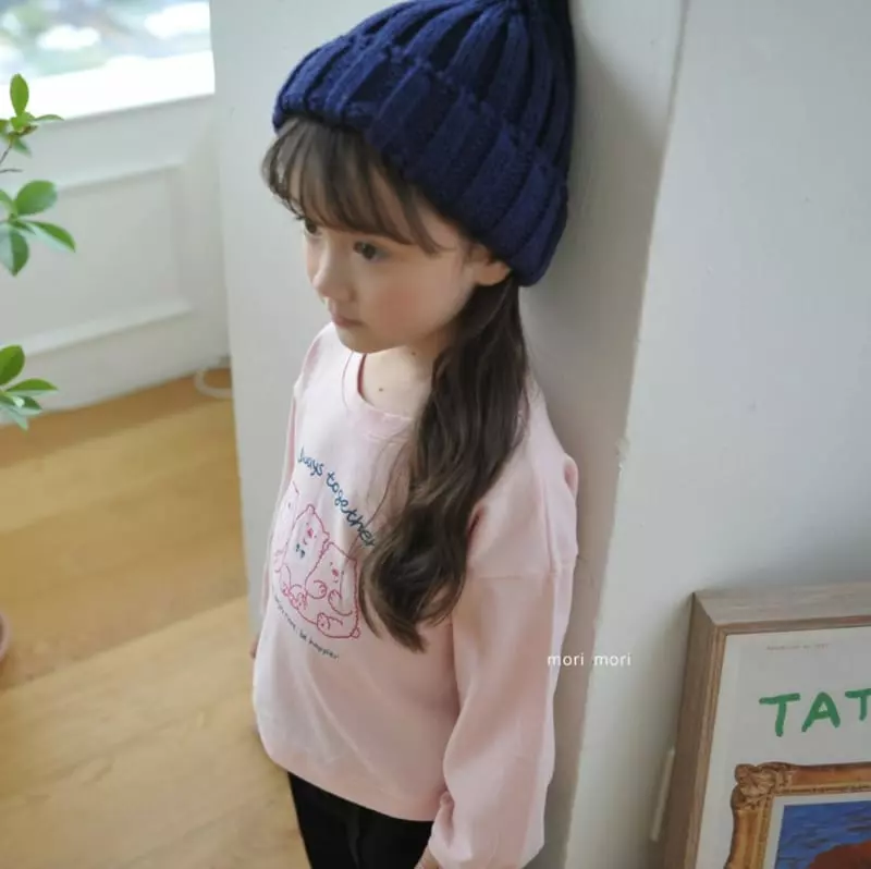 Mori Mori - Korean Children Fashion - #kidsshorts - Bear Friends Tee - 5