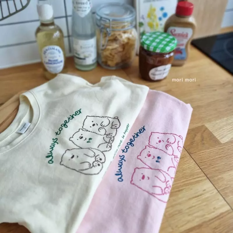 Mori Mori - Korean Children Fashion - #kidzfashiontrend - Bear Friends Tee - 7