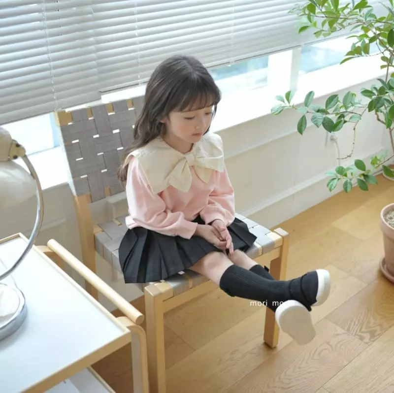 Mori Mori - Korean Children Fashion - #stylishchildhood - Loui Ribbon Tee - 3