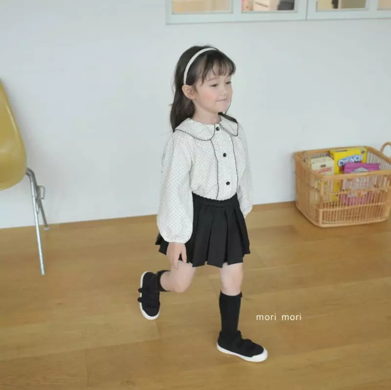 Mori Mori - Korean Children Fashion - #todddlerfashion - Dot Blouse - 4