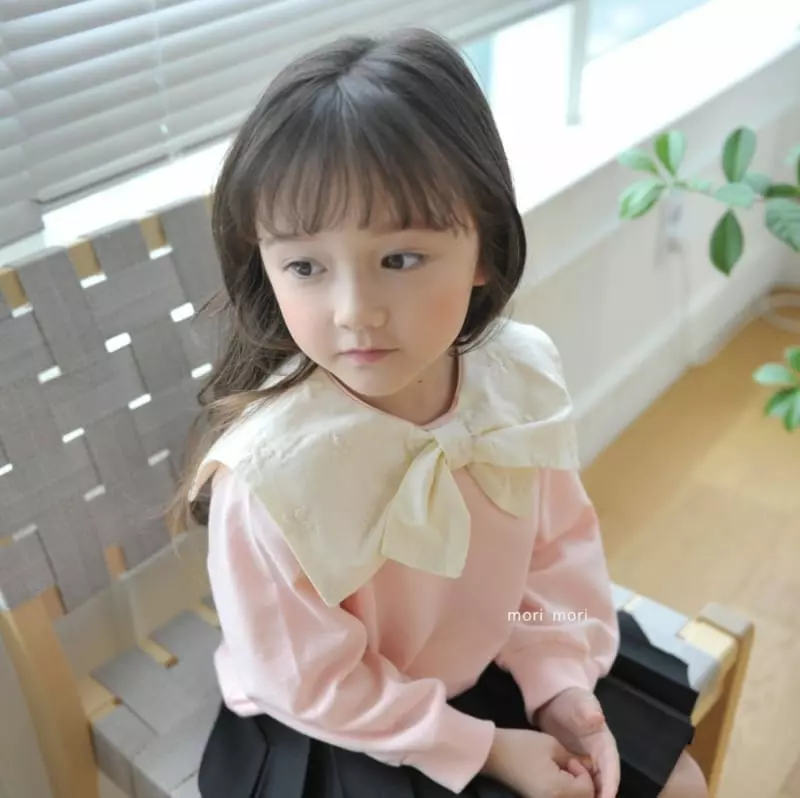 Mori Mori - Korean Children Fashion - #toddlerclothing - Loui Ribbon Tee - 2