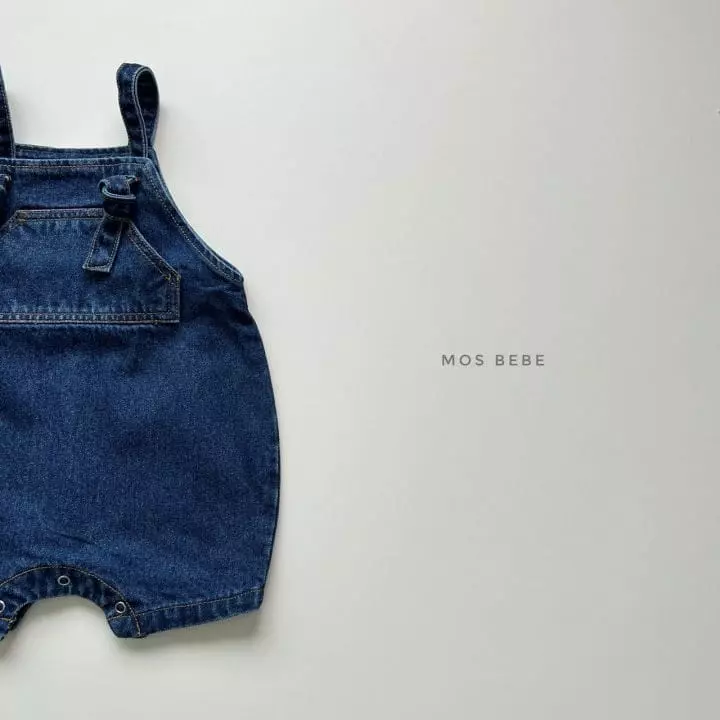 Mos Bebe - Korean Baby Fashion - #babyboutique - Lucky Denim Bodysuit - 2