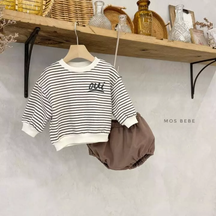 Mos Bebe - Korean Baby Fashion - #babyboutiqueclothing - OUI Top Bottom Set Bebe - 7