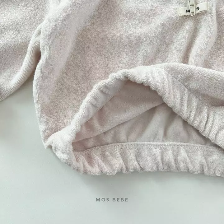 Mos Bebe - Korean Baby Fashion - #babyboutiqueclothing - Anorak Terry Top Bottom Set Bebe - 5