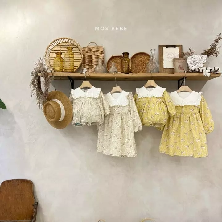 Mos Bebe - Korean Baby Fashion - #babyboutiqueclothing - V Luna Bodysuit - 11