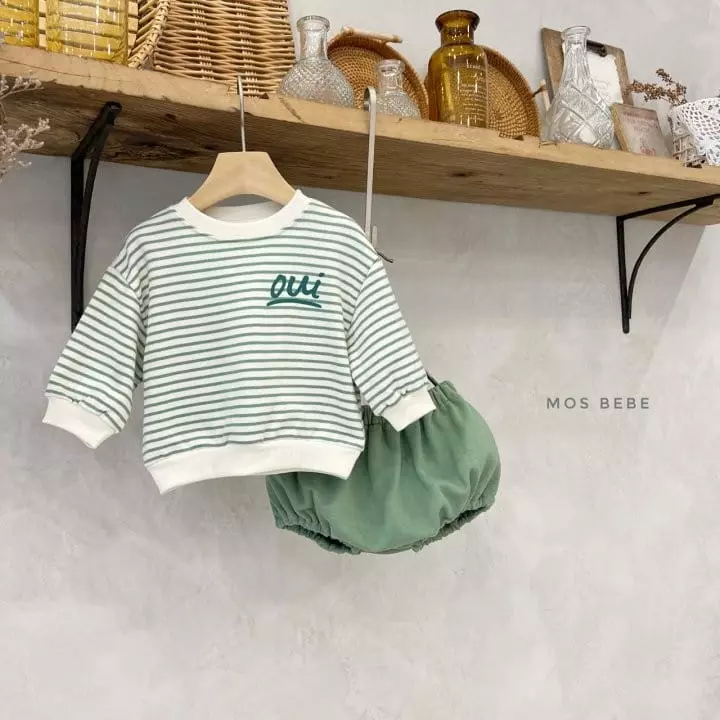 Mos Bebe - Korean Baby Fashion - #babyclothing - OUI Top Bottom Set Bebe - 8