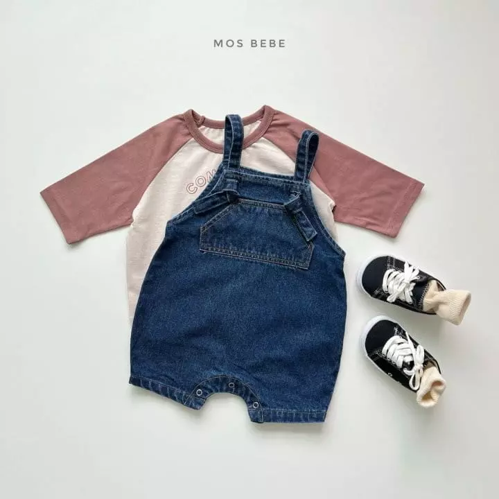 Mos Bebe - Korean Baby Fashion - #babygirlfashion - Lucky Denim Bodysuit - 7