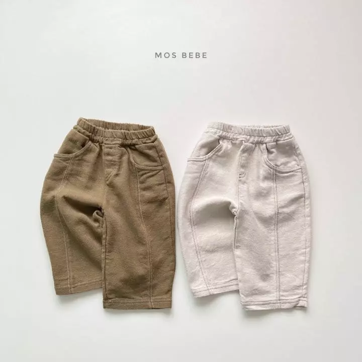 Mos Bebe - Korean Baby Fashion - #babyootd - Stitch Pants Bebe - 5