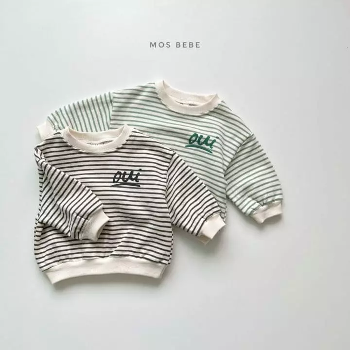 Mos Bebe - Korean Baby Fashion - #babyoutfit - OUI Top Bottom Set Bebe