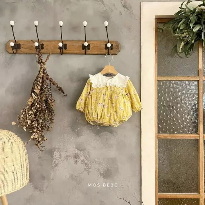 Mos Bebe - Korean Baby Fashion - #babyootd - V Luna Bodysuit - 4