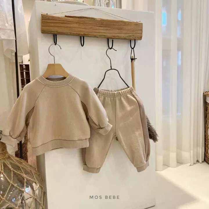 Mos Bebe - Korean Baby Fashion - #onlinebabyshop - Color Line Top Bottom Set Bebe - 5