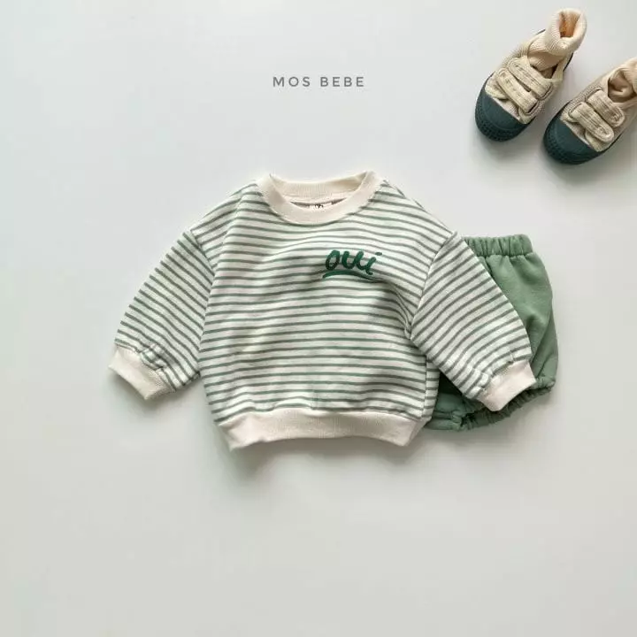 Mos Bebe - Korean Baby Fashion - #onlinebabyboutique - OUI Top Bottom Set Bebe - 4