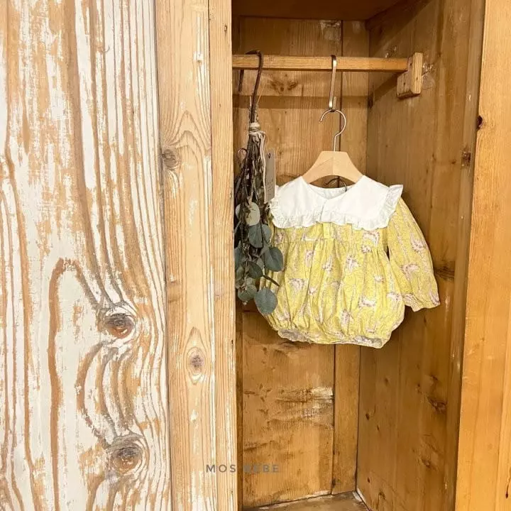 Mos Bebe - Korean Baby Fashion - #smilingbaby - V Luna Bodysuit - 9