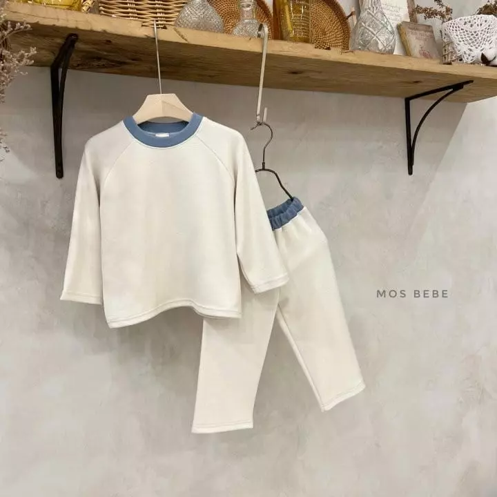 Mos Bebe - Korean Children Fashion - #Kfashion4kids - Daily Color Top Bottom Set - 3