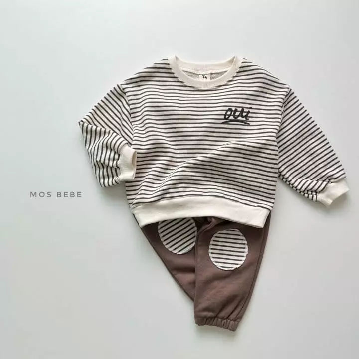 Mos Bebe - Korean Children Fashion - #childofig - OUI Top Bottom Set - 5