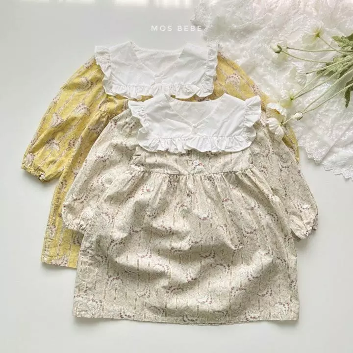 Mos Bebe - Korean Children Fashion - #childofig - V Luna One-piece - 10