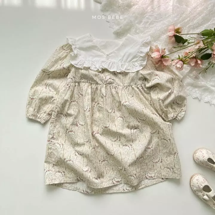 Mos Bebe - Korean Children Fashion - #childrensboutique - V Luna One-piece - 11