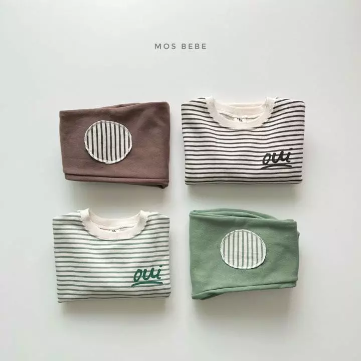 Mos Bebe - Korean Children Fashion - #designkidswear - OUI Top Bottom Set - 7