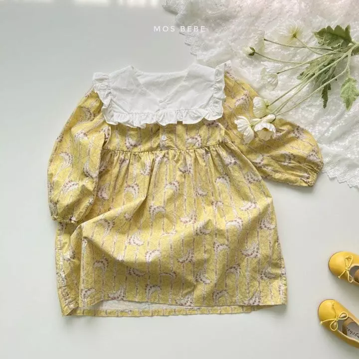 Mos Bebe - Korean Children Fashion - #designkidswear - V Luna One-piece - 12