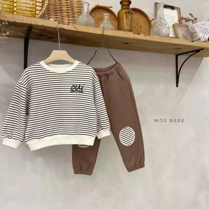 Mos Bebe - Korean Children Fashion - #fashionkids - OUI Top Bottom Set - 9