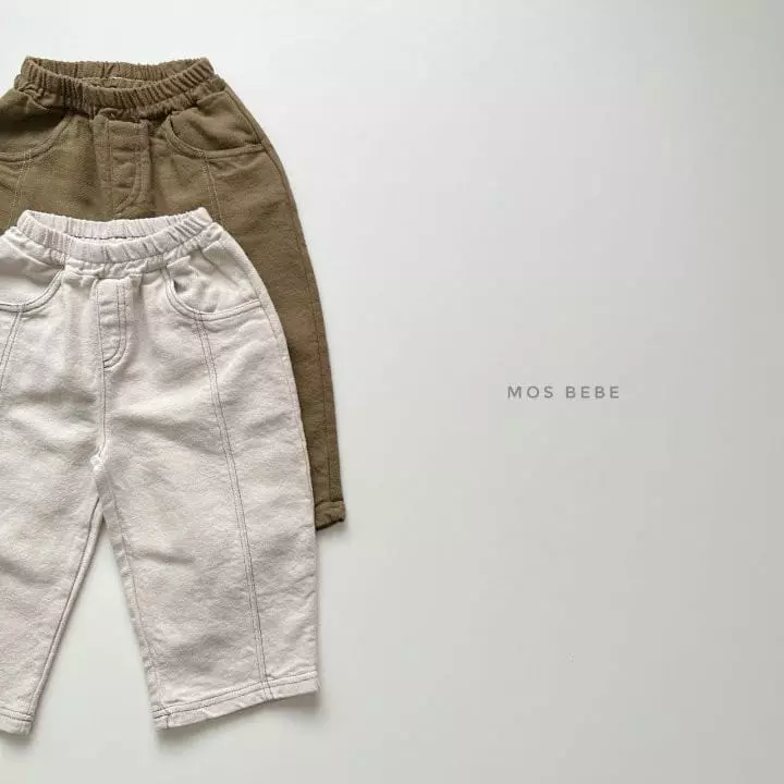 Mos Bebe - Korean Children Fashion - #kidsshorts - Stitch Pants - 2