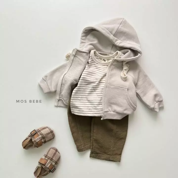 Mos Bebe - Korean Children Fashion - #kidzfashiontrend - Round Hoody Jumper - 6