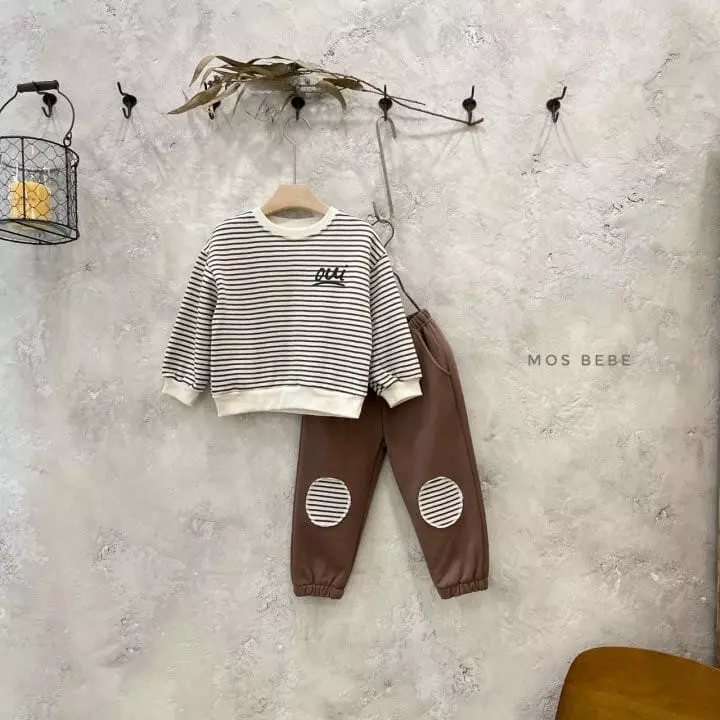 Mos Bebe - Korean Children Fashion - #kidzfashiontrend - OUI Top Bottom Set - 12