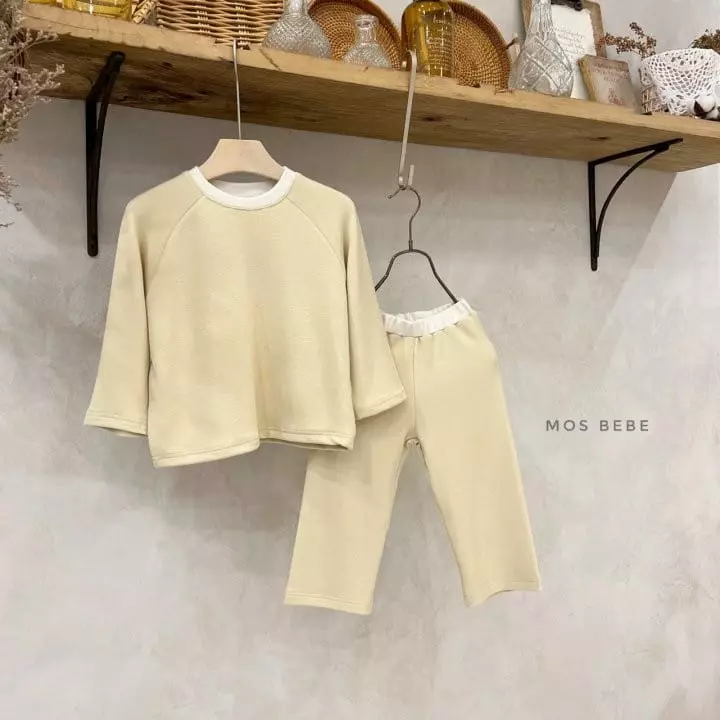 Mos Bebe - Korean Children Fashion - #Kfashion4kids - Daily Color Top Bottom Set - 4