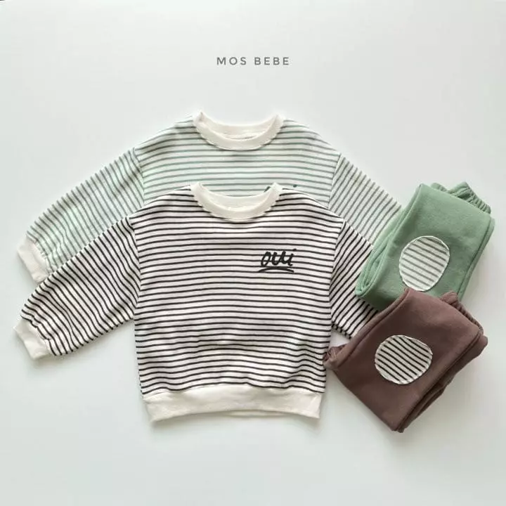 Mos Bebe - Korean Children Fashion - #magicofchildhood - OUI Top Bottom Set