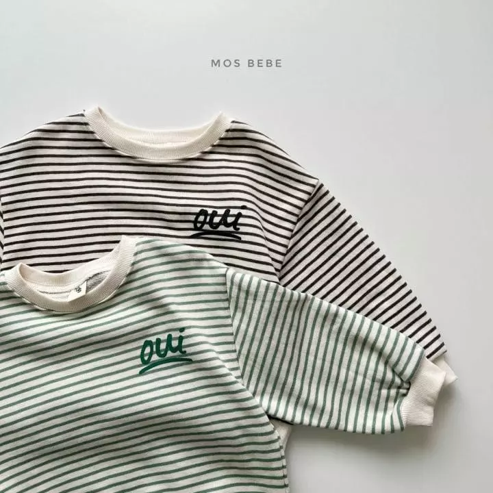Mos Bebe - Korean Children Fashion - #minifashionista - OUI Top Bottom Set - 2
