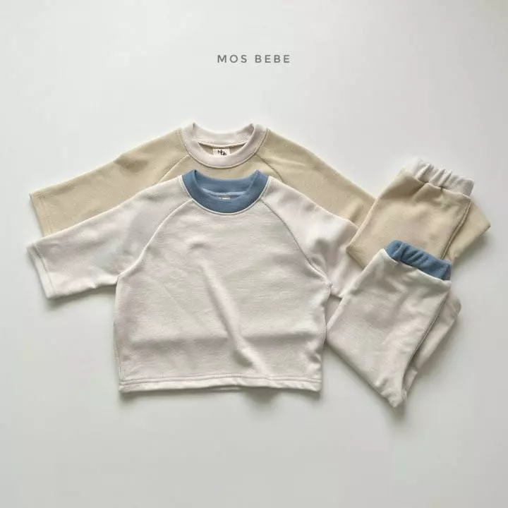 Mos Bebe - Korean Children Fashion - #prettylittlegirls - Daily Color Top Bottom Set - 7