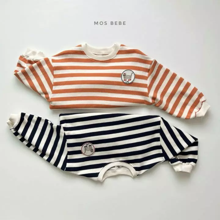 Mos Bebe - Korean Children Fashion - #toddlerclothing - Pero Patch Sweatshirt - 4