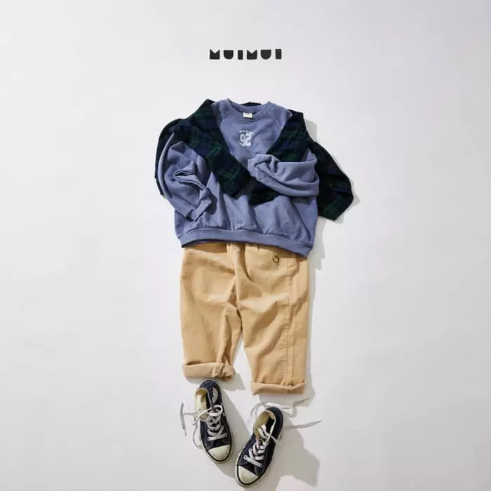 Mui Mui - Korean Children Fashion - #designkidswear - Numbering Sweatshirt