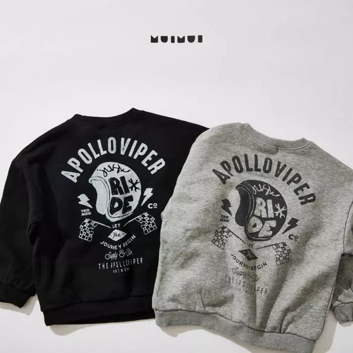 Mui Mui - Korean Children Fashion - #kidsshorts - Bike Washing Sweatshirt