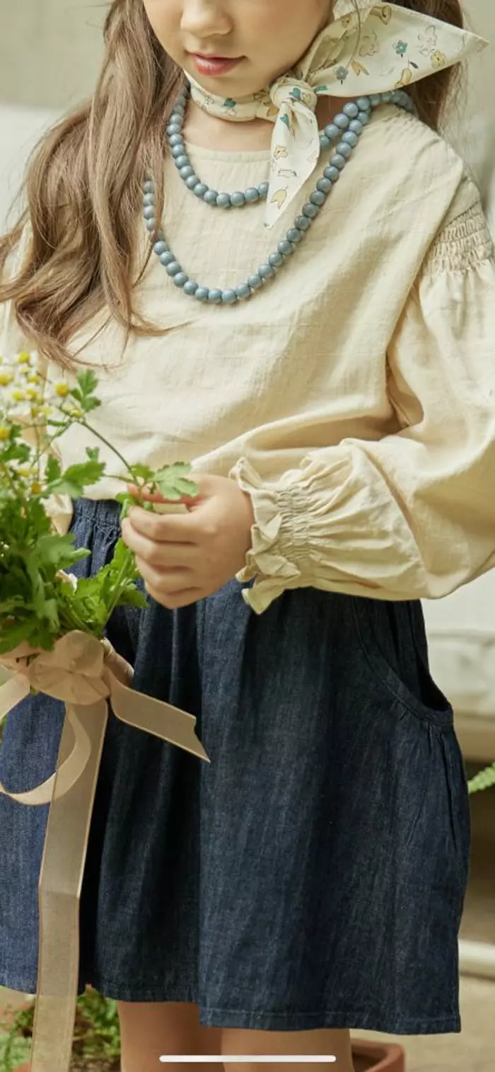 Mumunbaba - Korean Children Fashion - #Kfashion4kids - Everywhere Denim Skrit - 2