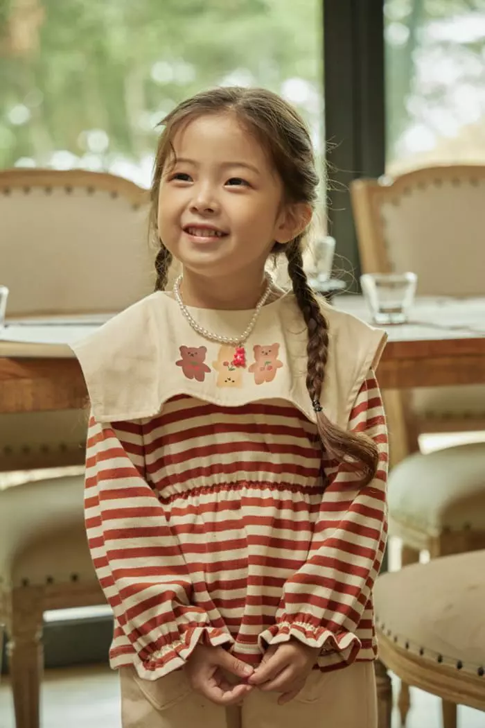 Mumunbaba - Korean Children Fashion - #discoveringself - Sailor Bear Tee